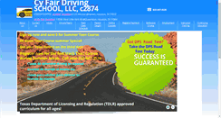 Desktop Screenshot of cyfairdrivingschool.com